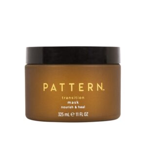 pattern beauty by tracee ellis ross transition mask, 11 fl oz, breakage barrier hair mask for curlies, coilies and tight-textures, 3a-4c