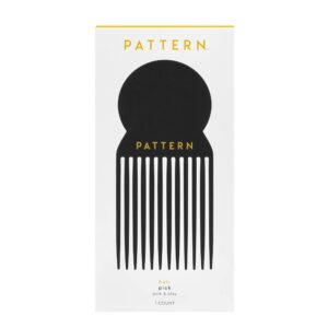 pattern beauty by tracee ellis ross hair pick, great for curlies, colies and tight-textured hair, 3a to 4c