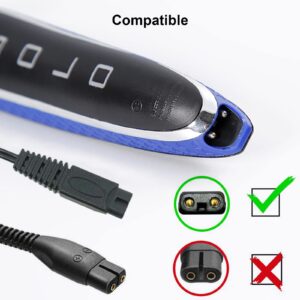 LinMei Shaver Charger Cord for Microtouch Solo Electric Shaver Solo Trimmer USB Charging Cable Solo Razor Charger 31.5 in with Cleaning Brush