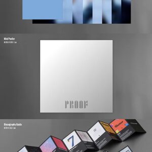 Dreamus BTS - Proof Standard+Compact Edition SET [BTS Anthology Album] 6CD+1Folded Poster, 188 x 250 x 59 mm (BHE0116)