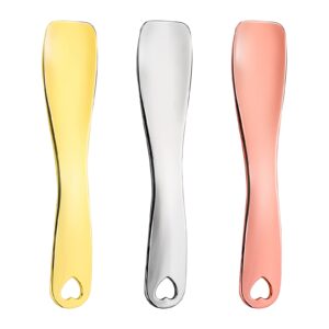 sibba 3 pieces facial massage spatula sticks mini skincare tiny spoons face eye cream lotion makeup applicator tools brush set reusable skin care beauty cosmetic tool