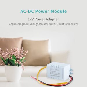 EC Buying AC DC Power Adapter, AC- DC Power Module 12V 250mA Switching Power Module Input AC 110-240V Output DC 12V 3W, Used in Consumer Electronics, Instrumentation, and Smart Home, Etc. (2PCS)