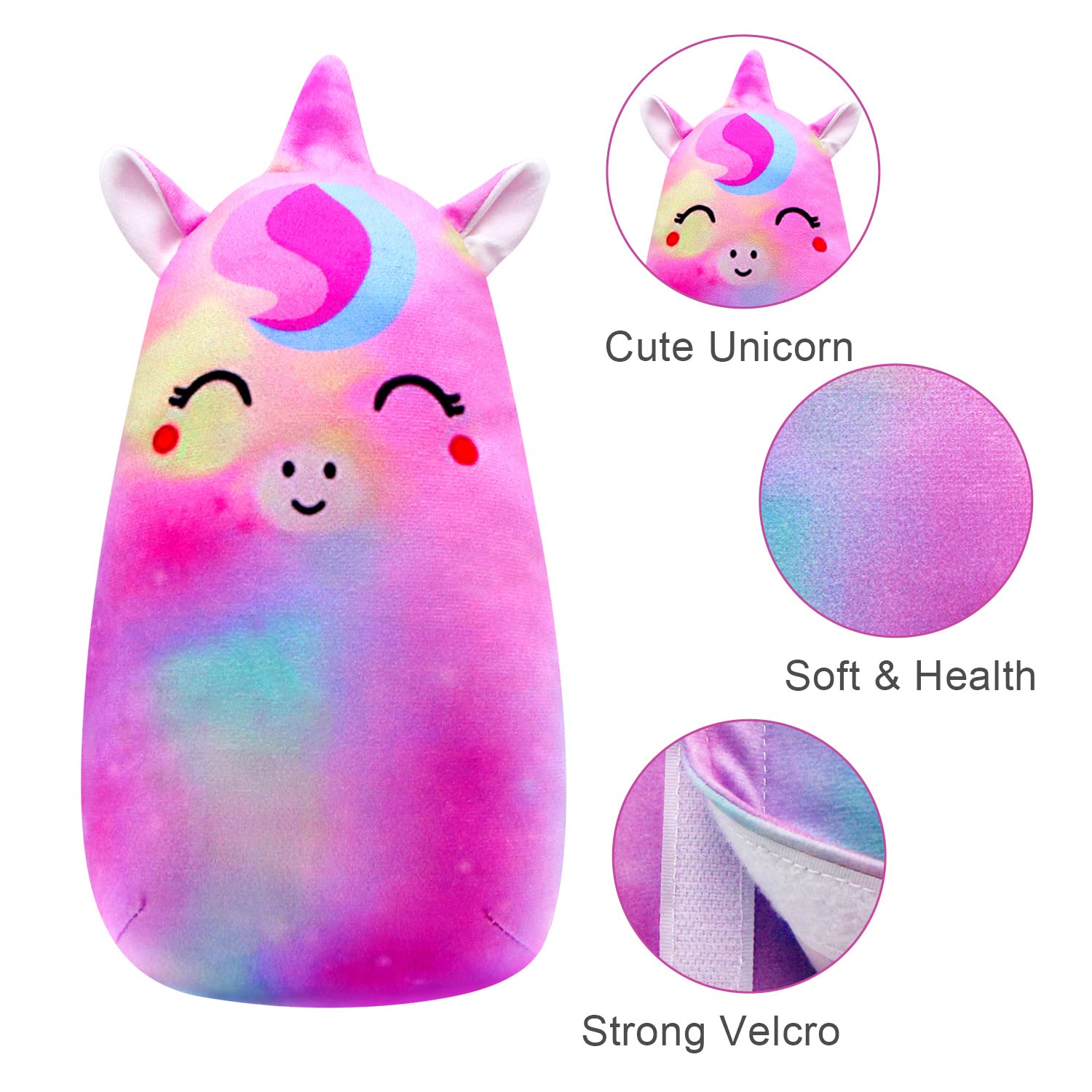 Car Pillow for Kids - Farcohy Seat Belt Cover for Kids Unicorn Seat Belt Pillow Kids Car Seatbelt Covers Seatbelt Cushion for Kids, Seat Strap Pillows Kids