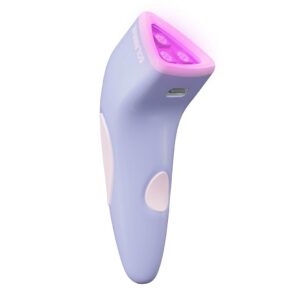 solawave bye acne: 3-minute pimple spot treatment with blue light therapy and red light therapy - handheld device for breakouts and face care