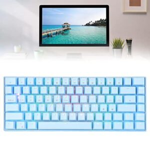 BTIHCEUOT Gaming Keyboard 82 Keys Wireless 2.4G 1800mAh Battery Ergonomic Design Mechanical Keyboard for Laptop Desktop Computer