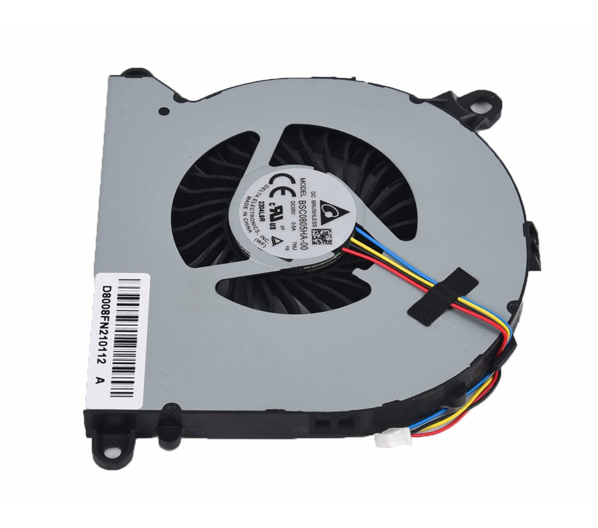 Replacement CPU Fan for Intel NUC8 NUC8i7BEH NUC8i5BEH NUC8i5BEK NUC8i3BEH Series Mini PC, Replacement Intel NUC8 Cooling Fan P/N: BSC0805HA-00 D8008FN210613 5V 0.6A