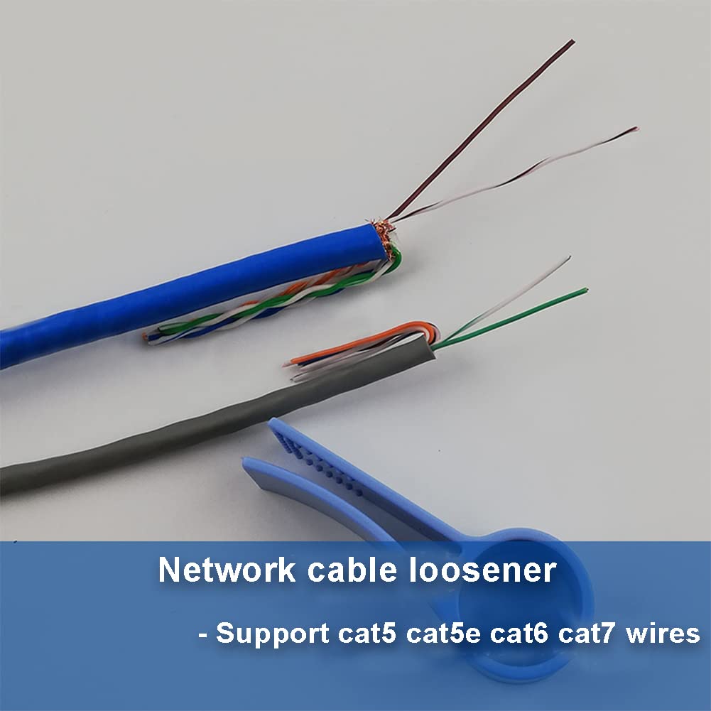 Network Cable Untwist Tool, Engineer Wire Straightener for CAT5/CAT5e/CAT6/CAT7 Wires Pair Separator Tools Quickly & Easily Untwists (3)