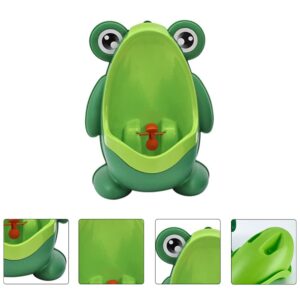 Potty Training Urinal Standing Toilet Frog Style Urinal Toilet Pee Trainer for Boy Bathroom Car Green