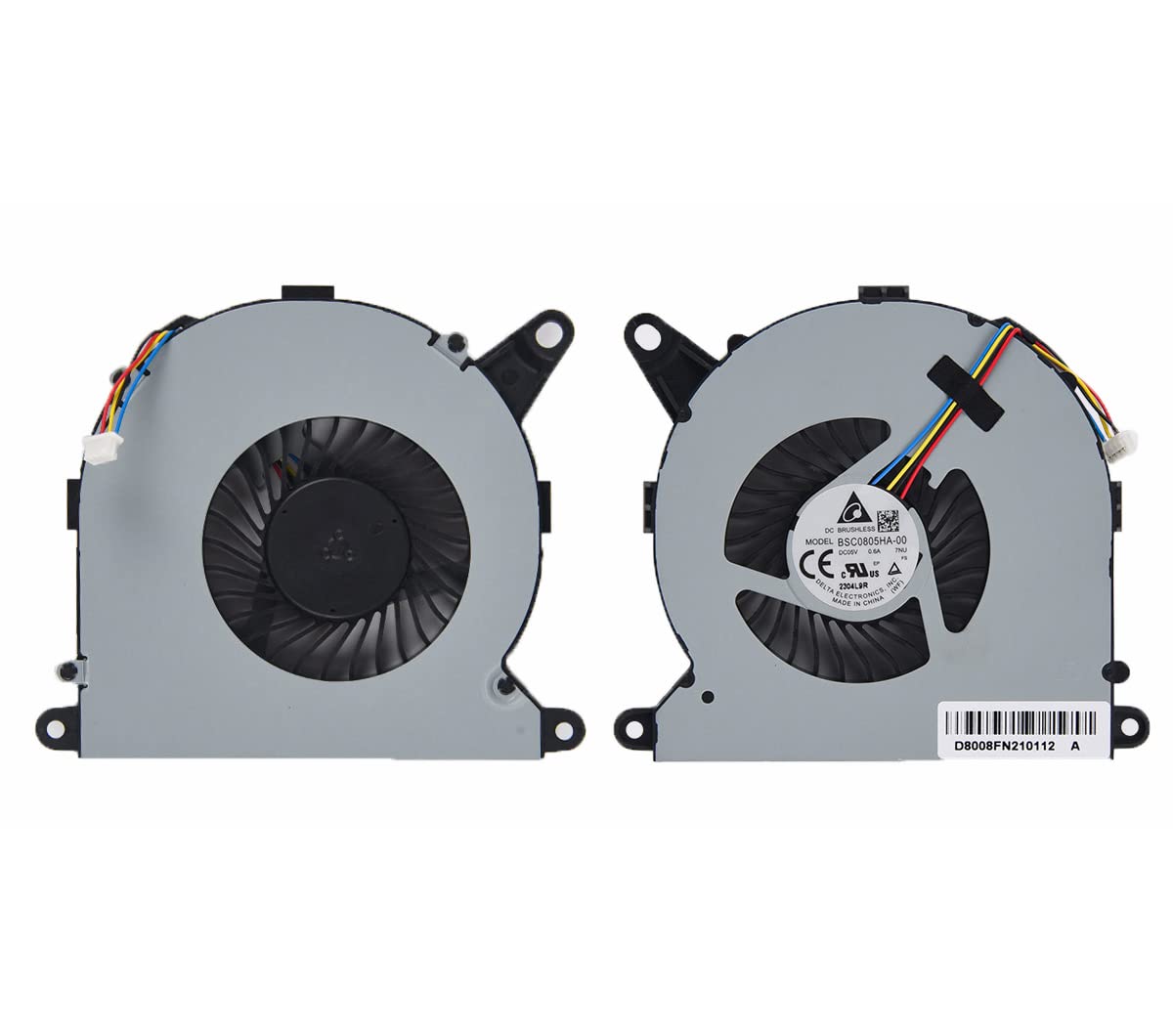 Replacement CPU Fan for Intel NUC8 NUC8i7BEH NUC8i5BEH NUC8i5BEK NUC8i3BEH Series Mini PC, Replacement Intel NUC8 Cooling Fan P/N: BSC0805HA-00 D8008FN210613 5V 0.6A