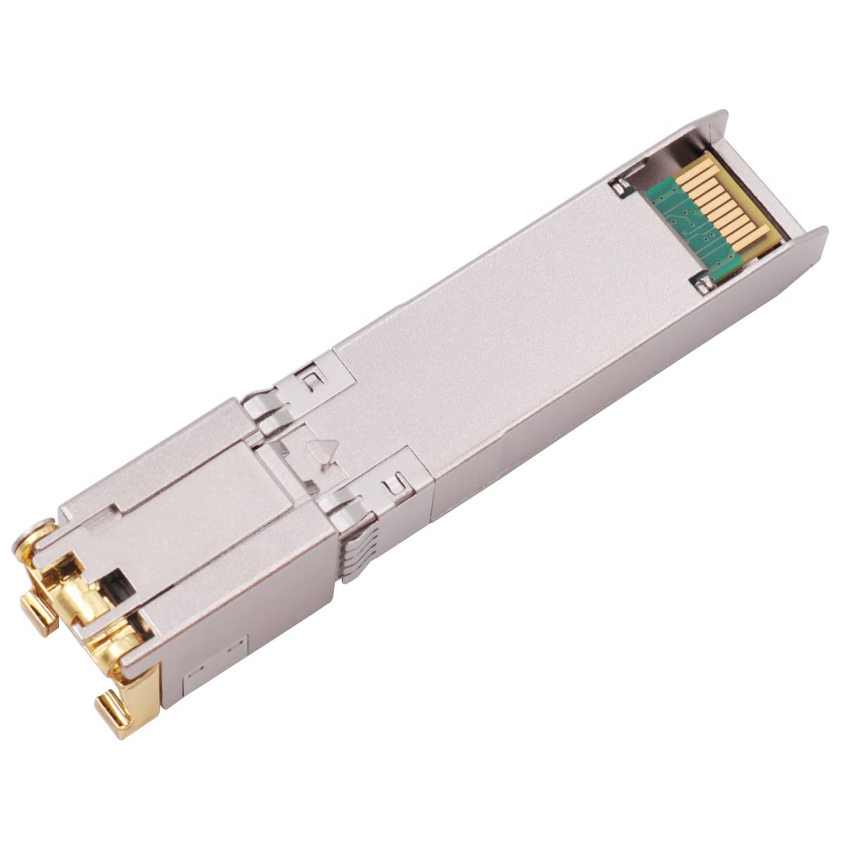 Wiitek 10G SFP+ to RJ45 Copper Modules, 1.25G/2.5G/5G/10GBase-T Ethernet Copper to SFP+ Transceiver Compatible for Ubiquiti Unifi UF-RJ45-10G /uacc-cm-rj45-mg (Cat 6a/7 or Better, 30-Meter)