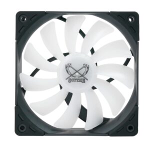 Kaze Flex 120 High Air Flow PC Case Fan, Fluid Dynamic Bearing,120mm x 25mm (ARGB Edition, PWN 4-pin, 1800RPM)