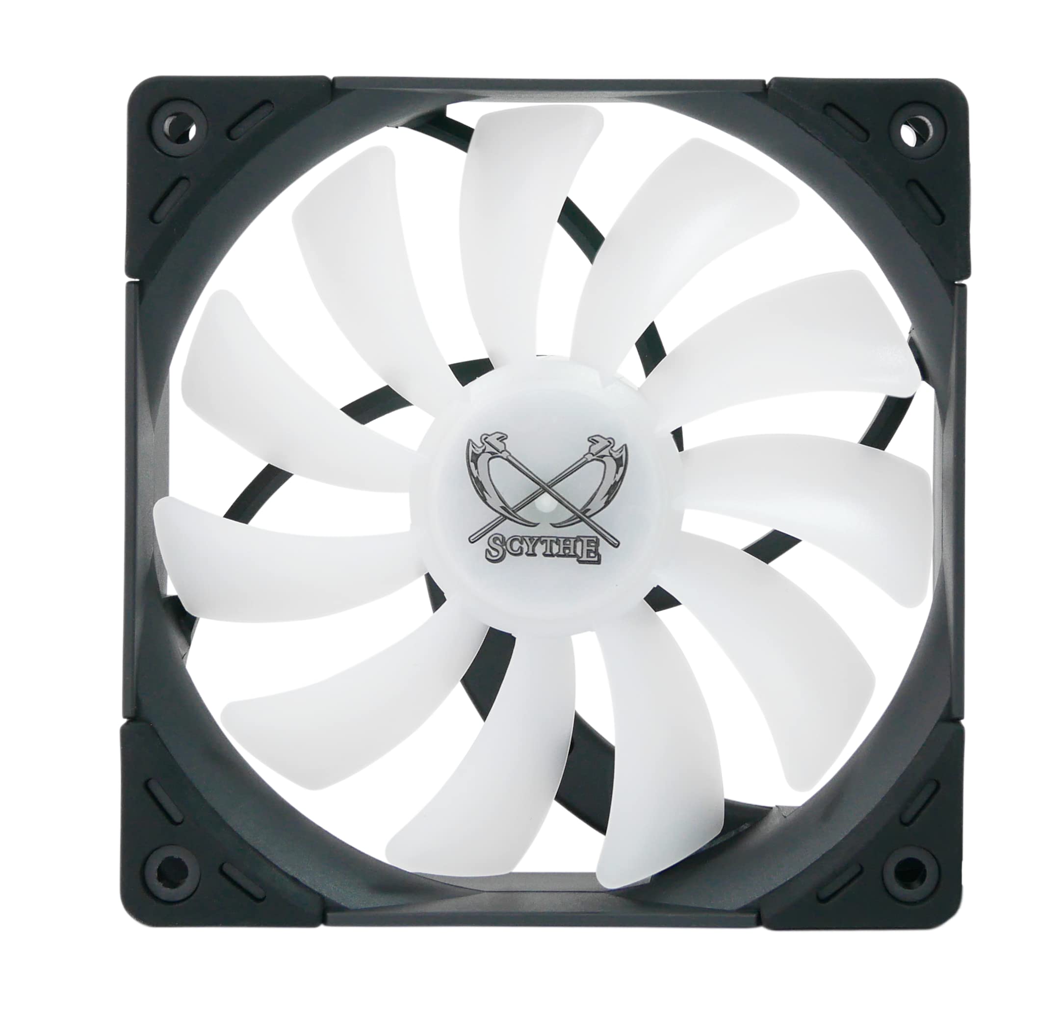 Kaze Flex 120 High Air Flow PC Case Fan, Fluid Dynamic Bearing,120mm x 25mm (ARGB Edition, PWN 4-pin, 1800RPM)