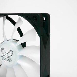 Kaze Flex 120 High Air Flow PC Case Fan, Fluid Dynamic Bearing,120mm x 25mm (ARGB Edition, PWN 4-pin, 1800RPM)