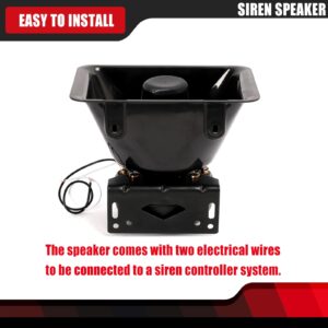 High Performance Siren Speaker Compatible with Any 100-200 Watt Siren 100W 200W(2 pcs)