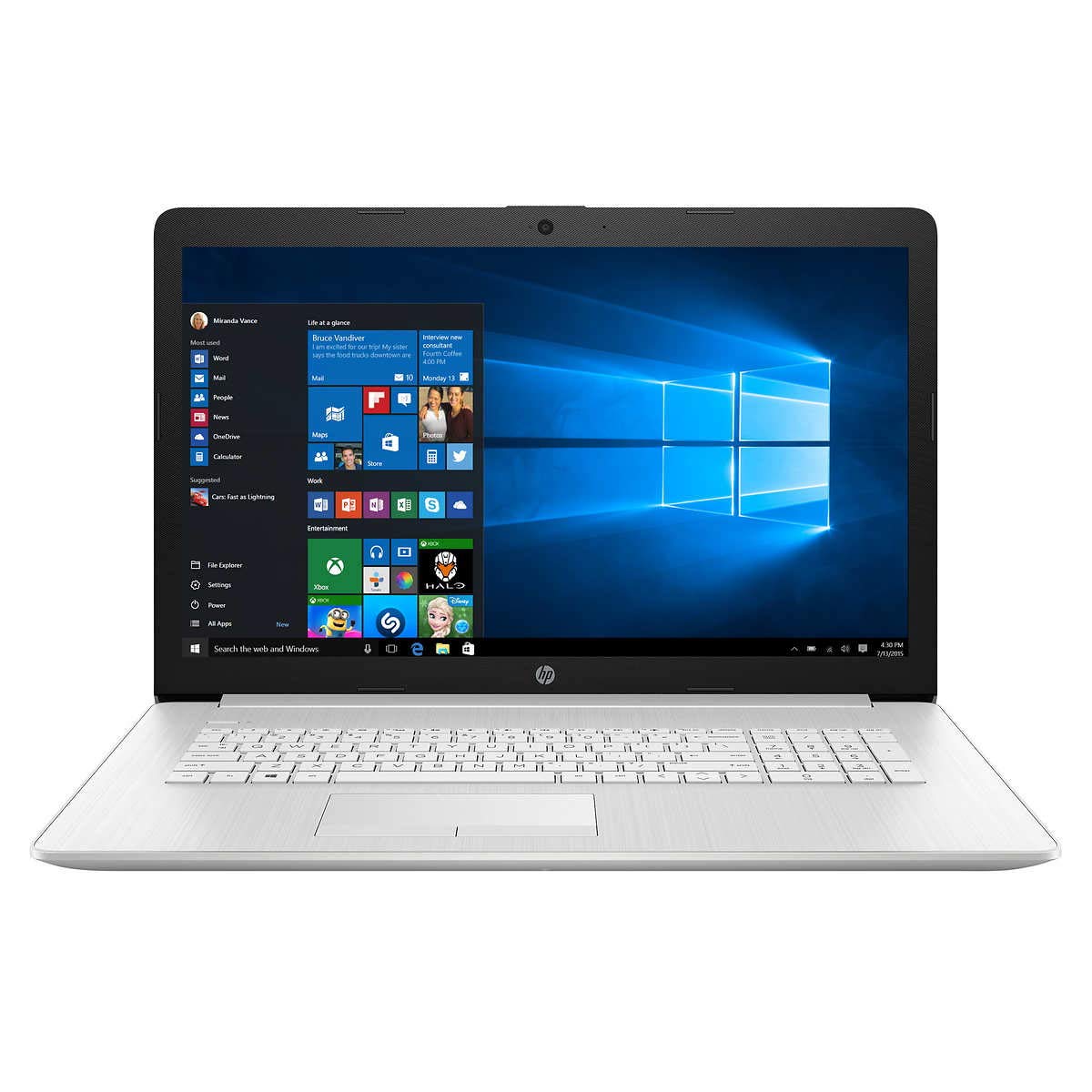 2022 HP High Performance Business Laptop - 17.3" FHD IPS - Intel i5-1135G7 4-Core w/ Iris Xe Graphics - 12GB DDR4 - 256GB SSD - RJ45 LAN - Fullsize Keyboard- Windows 11 Pro w/ 32GB USB