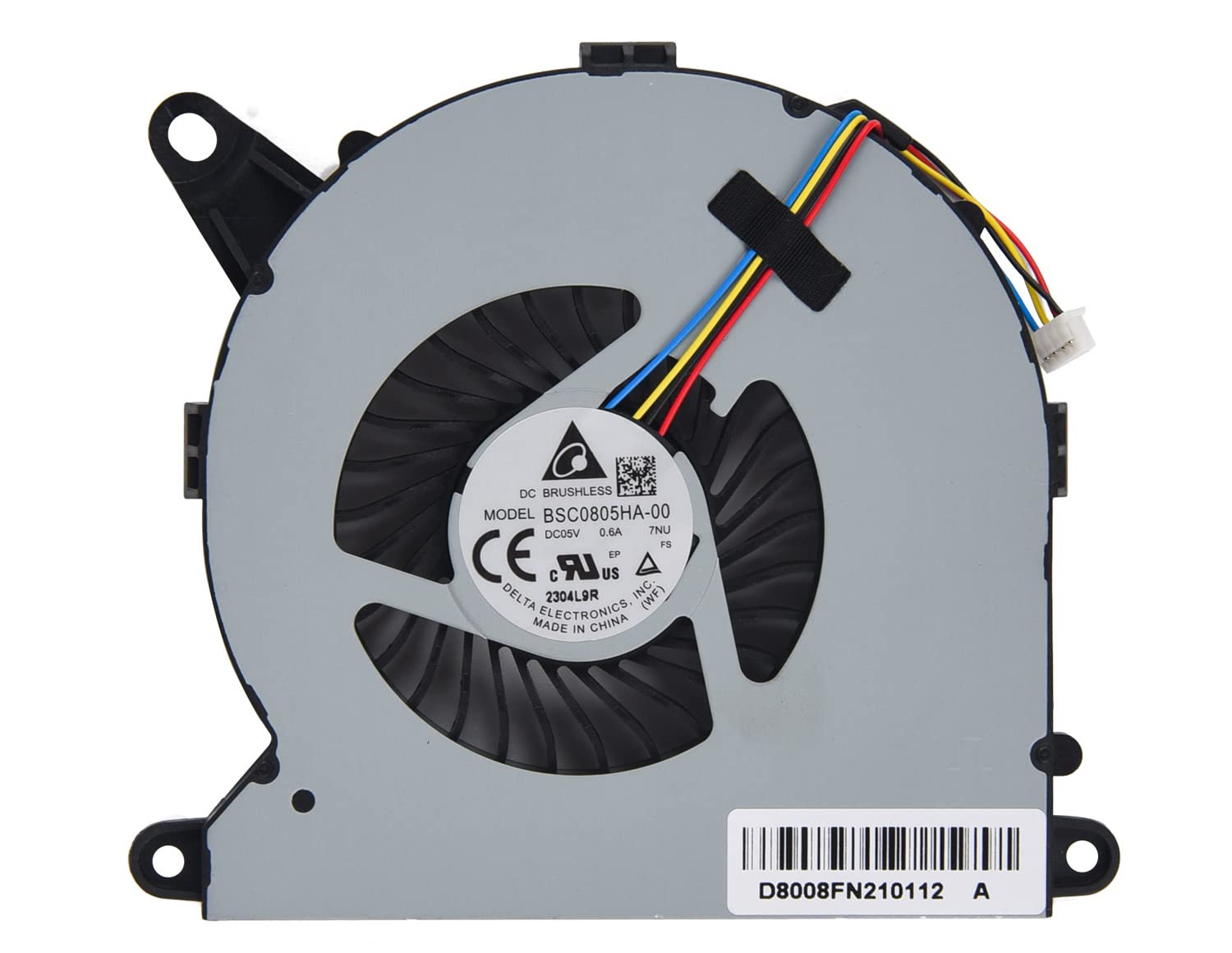 Replacement CPU Fan for Intel NUC8 NUC8i7BEH NUC8i5BEH NUC8i5BEK NUC8i3BEH Series Mini PC, Replacement Intel NUC8 Cooling Fan P/N: BSC0805HA-00 D8008FN210613 5V 0.6A