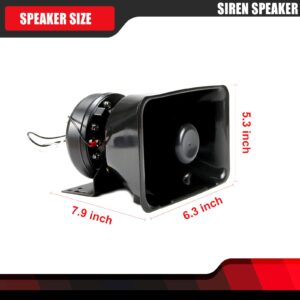 High Performance Siren Speaker Compatible with Any 100-200 Watt Siren 100W 200W(2 pcs)