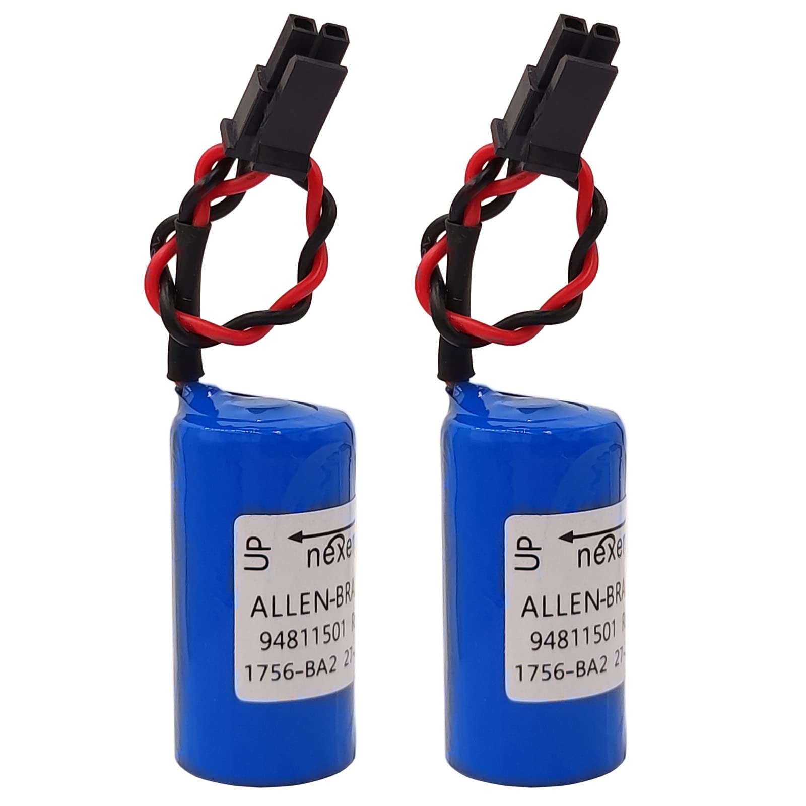 2-Pack 3.0V Replace BR2/3A-AB PLC Battery for Allen Bradley 1756-BA2 1747-BA 1770-XO