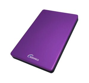 sonnics 1tb usb 3.1 type c external portable hard drives for windows pc, mac, smart tv, xbox one/x series & ps4/ps5, purple