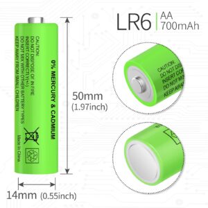 YXZHENG 1.5V Alkaline AA Rechargeable Battery Cell (16PCS AA)