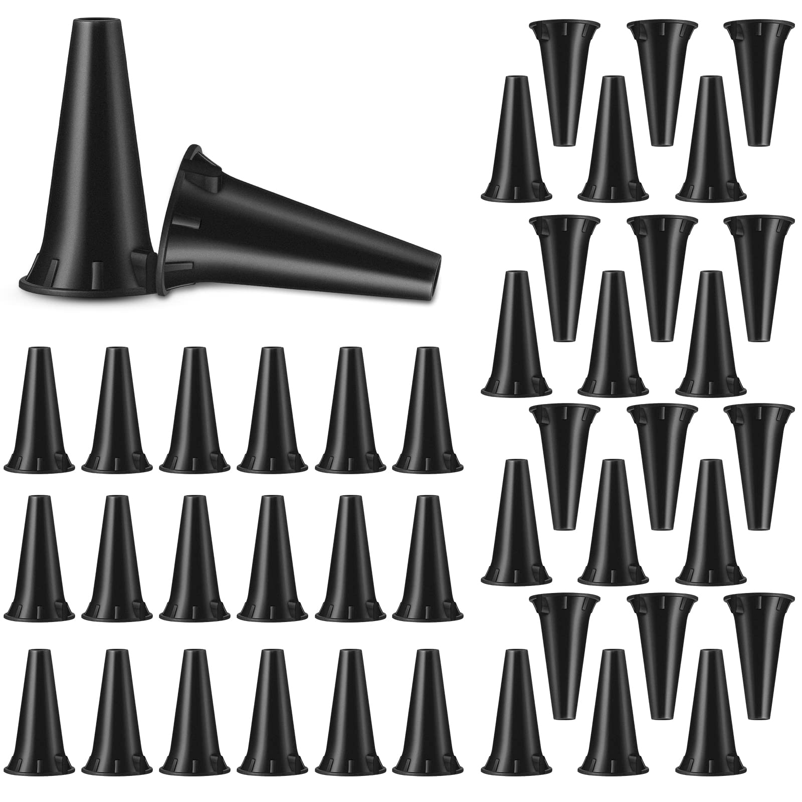 Treela 200 Pcs Otoscope Tips Plastic Disposable Ear Specula Cover Replacement Specula for Diagnostic Otoscopes Adults(200 Pieces,2.75 mm)