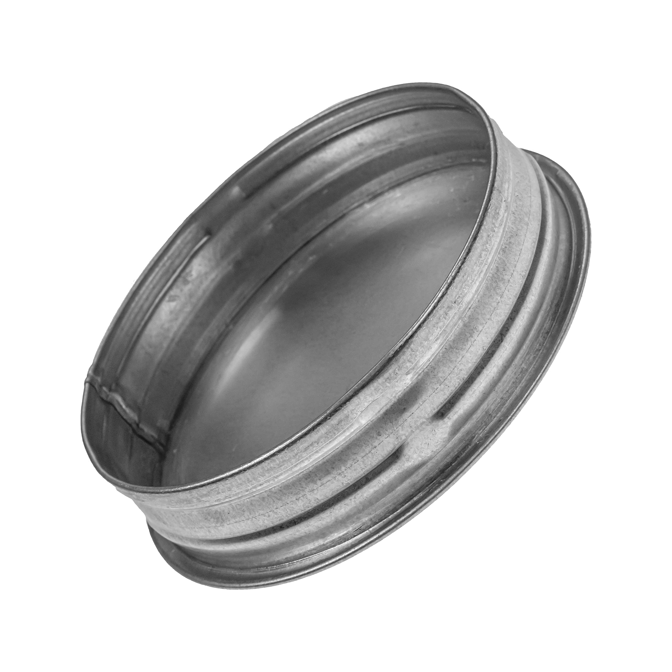 Vent Systems 4" Inch Pack of 2 Metal Tee Caps. Galvanized Steel End Cap. Dryer Vent Cover. Dryer Duct End Cap. 4In Steel End Cap. Steel Plug 4Inch. Round Metal Duct Fitting. Reusable