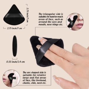 FANDAMEI 15 PCS Powder Puffs and Makeup Sponge Set, Soft Triangle Makeup Powder Puff Face Triangle for Loose Powder Mineral Powder, Make Up Sponges for Foundation Blender Beauty Sponge For Makeup