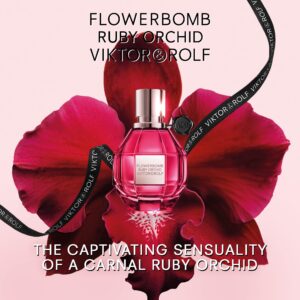 Viktor&Rolf - Flowerbomb Ruby Orchid Eau de Parfum - Women's Perfume - Floral & Fruity - With Notes of Vanilla & Peach - 1.7 Fl Oz