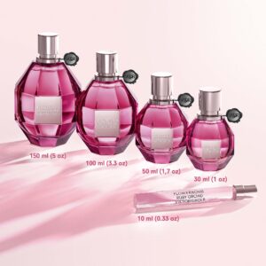 Viktor&Rolf - Flowerbomb Ruby Orchid Eau de Parfum - Women's Perfume - Floral & Fruity - With Notes of Vanilla & Peach - 1.7 Fl Oz