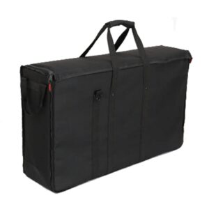 1st Place Products Foldable Padded Nylon Tote Carrying Case -Transport LCD Screens, Computers, Monitors & TVs Between 27" - 32" - Water Resistant - Shoulder Strap & Handle Options - Premium Quality