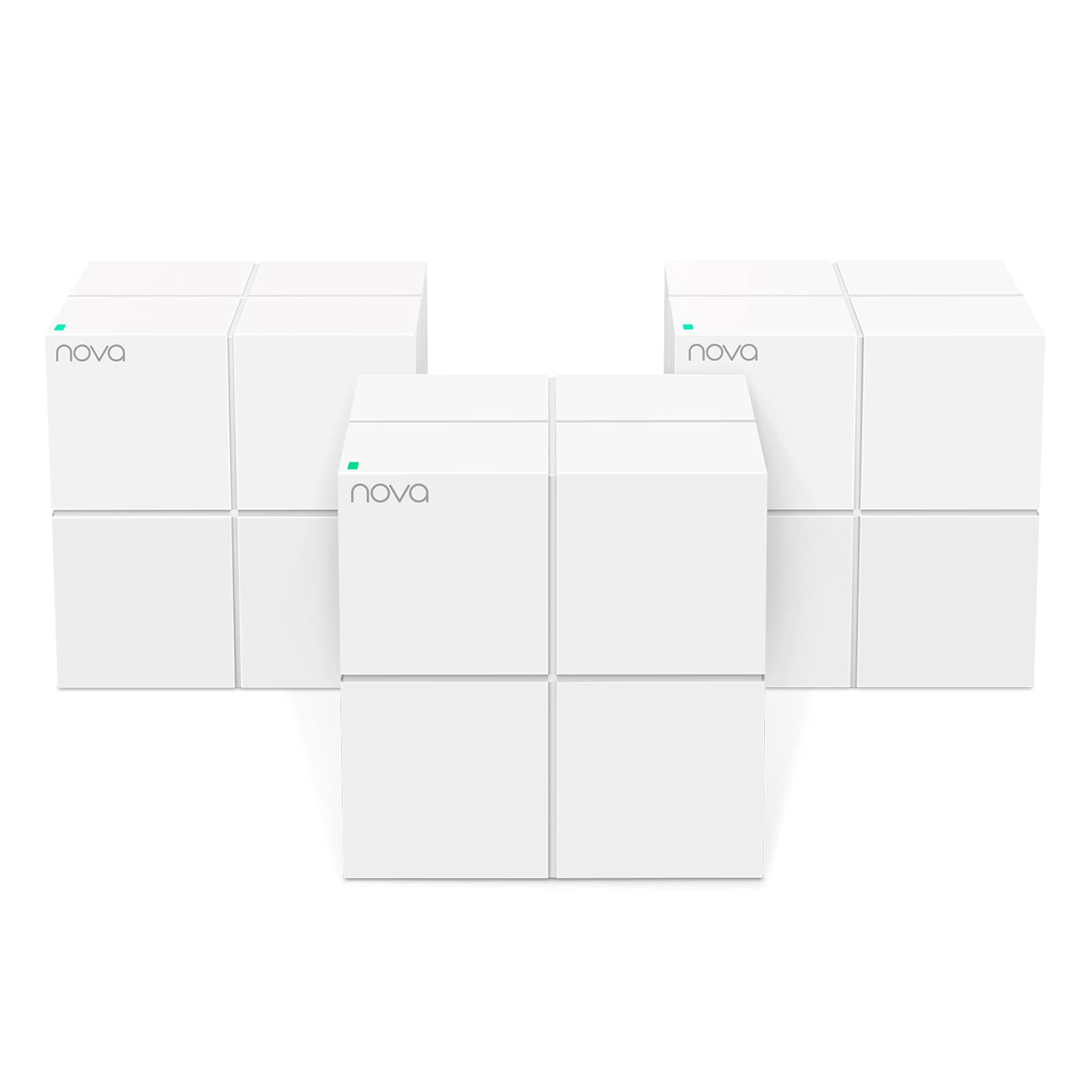 Tenda Mesh WiFi System (MW6), 2 Gigabit Ports per Unit, WiFi Router and Extender Replacement, Compatible with Alexa, Parental Controls, 5 - Pack