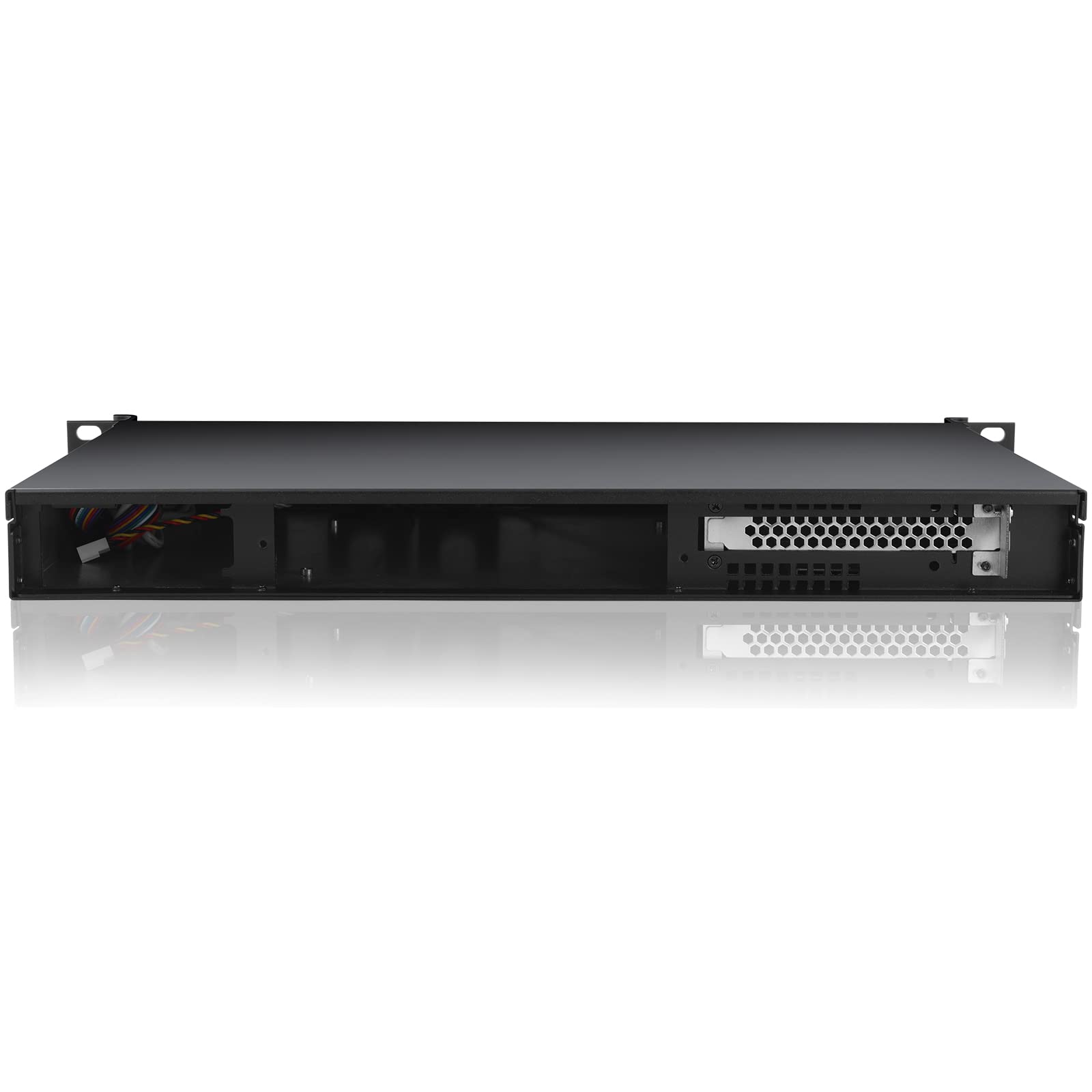 RackChoice 1U Rackmount Server Chassis 9.84" Depth Support Mini-itx M/B only