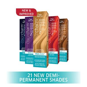 COLORCHARM Demi Permanent Hair Color| 9NA Light Natural Ash Blonde | Gloss, Refresh and Tone | 2 Fl Oz