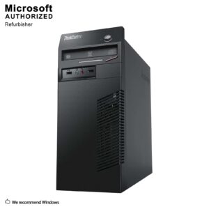 Desktop PC Computer Tower LENOVO THINKCENTRE M72E, Intel Quad Core i5-3550 3.7GHz, 4G DDR3, 500G, DVD, WiFi, BT, VGA, DP, Windows 10 Pro 64 Bit-Multi-Language Supports English/Spanish/French (Renewed)