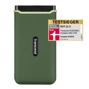 transcend ts2tesd380c 2tb usb 3.2 gen 2x2 usb type-c esd380c portable ssd solid state drive