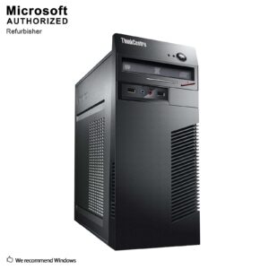 Desktop PC Computer Tower LENOVO THINKCENTRE M72E, Intel Quad Core i5-3550 3.7GHz, 4G DDR3, 500G, DVD, WiFi, BT, VGA, DP, Windows 10 Pro 64 Bit-Multi-Language Supports English/Spanish/French (Renewed)