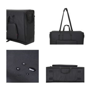 1st Place Products Foldable Padded Nylon Tote Carrying Case -Transport LCD Screens, Computers, Monitors & TVs Between 27" - 32" - Water Resistant - Shoulder Strap & Handle Options - Premium Quality