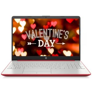 hp 2022 newest pavilion 15.6" hd laptop, intel quad-core pentium processor, 16gb ram, 1tb ssd, 11 hr battry life, intel uhd graphics, hd webcam, bluetooth, hdmi, usb type-c, scarlet red, win 10