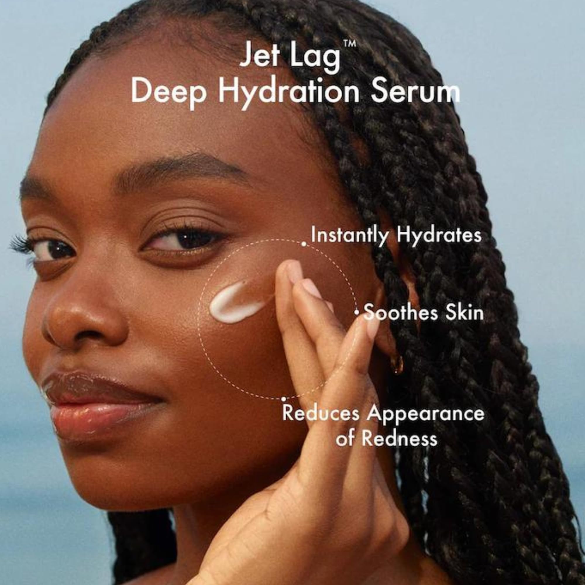 Summer Fridays Jet Lag Deep Hydration Serum - Hydrating Face Serum for Dry Skin with Glycerin & Squalane - Helps Soothe Skin and Improve the Appearance of Fine Lines & Wrinkles - Fragrance Free (1 Oz)