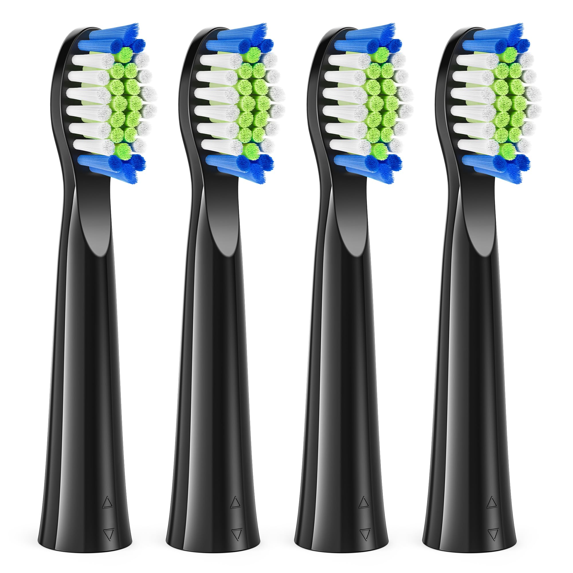 Bitvae D2 Electric Toothbrush Replacement Heads, Sonic Toothbrush Heads Refills, 4 Pack