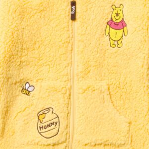 Disney Winnie the Pooh Infant Baby Boys Zip Up Hoodie Yellow 18 Months