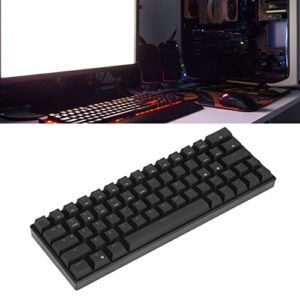 Yunseity PC Gaming Keyboard, 2.4G Wireless Bluetooth Type C Wired Keyboard Compact Mini Mechanical Keyboard with White Light for Laptop PC, Plug and Play(Brown Switch)