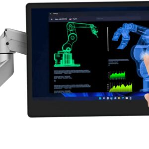 Gechic 13.3" T131A Industrial Touch Monitor, HDMI, USB-C Built-in Gain IC Long Transmission,VESA Mount,10-Finger high Immunity Touch,True-Flat Touchscreen for Embedded Device POS/Kiosk/Automation