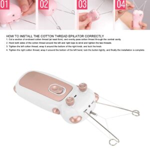 Electric Facial Hair Remover Wire, Hair Shaver Replacement Cotton Thread for Epilator Electric Hair Removal Device for Facial Threading Hair Removal