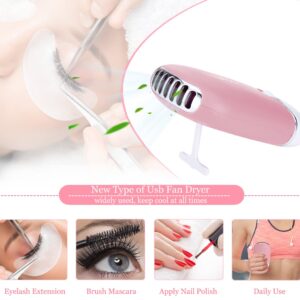 Lash Eyelash Extension Kit, Professional Mannequin Head Eyelash Grafting Training Tools False Eyelash Extensions Practice Exercise Set for Beginners with Individual Lashes Glue Tweezers Lash Fan Dryer