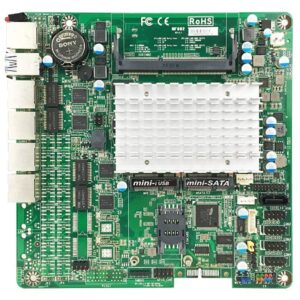 Jetway JNF692G4-345 Fanless Intel Apollo Lake Celeron J3455 Mini-ITX board with 4 x Intel I211-AT GB LAN, HDMI, no Audo