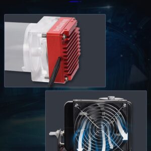 BIQU Water Cooling Kit for 3D Printers Water Cooler for BIQU H2O and Other High Temperature Printing Extruder