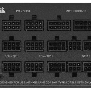 Corsair HX1500i, HXi Series, 80 PLUS Platinum Fully Modular Ultra-Low Noise ATX Digital Power Supply (Triple EPS12V Connectors, 140mm Fluid Dynamic Bearing Fan, Zero RPM Fan Mode) Black