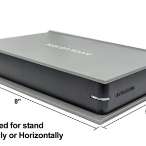 Avolusion PRO-5X 4TB USB 3.0 External Hard Drive for PC, Mac, PlayStation & Xbox (Grey) - 2 Year Warranty (Renewed)