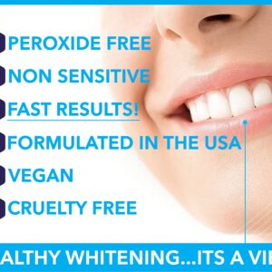 Vibe Teeth Whitening Pens, Healthy, Peroxide Free 4 Pack, Non-Toxic Fast Results, 3ml per pen, Vegan, Painless, teeth whitening kit for sensitive teeth, Travel Sized, Easy to Use, Organic Mint Flavor